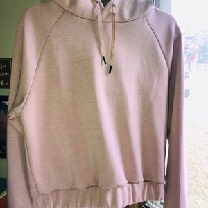 Pink athletic hoodie